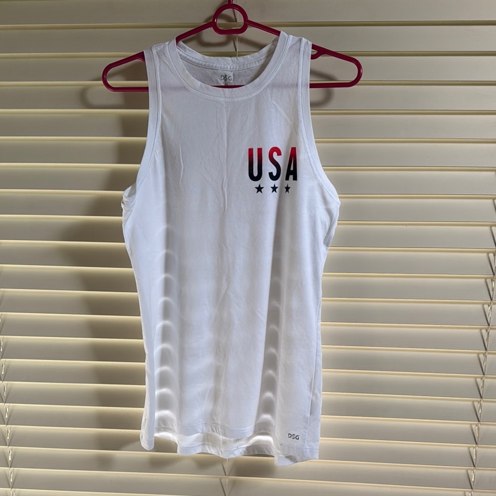 DSG White USA Tank Top